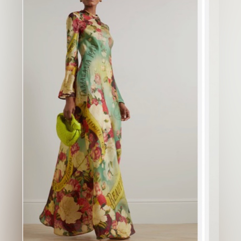 Zimmerman Wonderland Printed Silk Dress